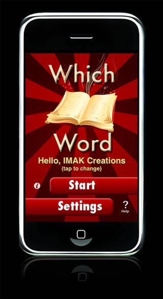 WhichWord screenshot